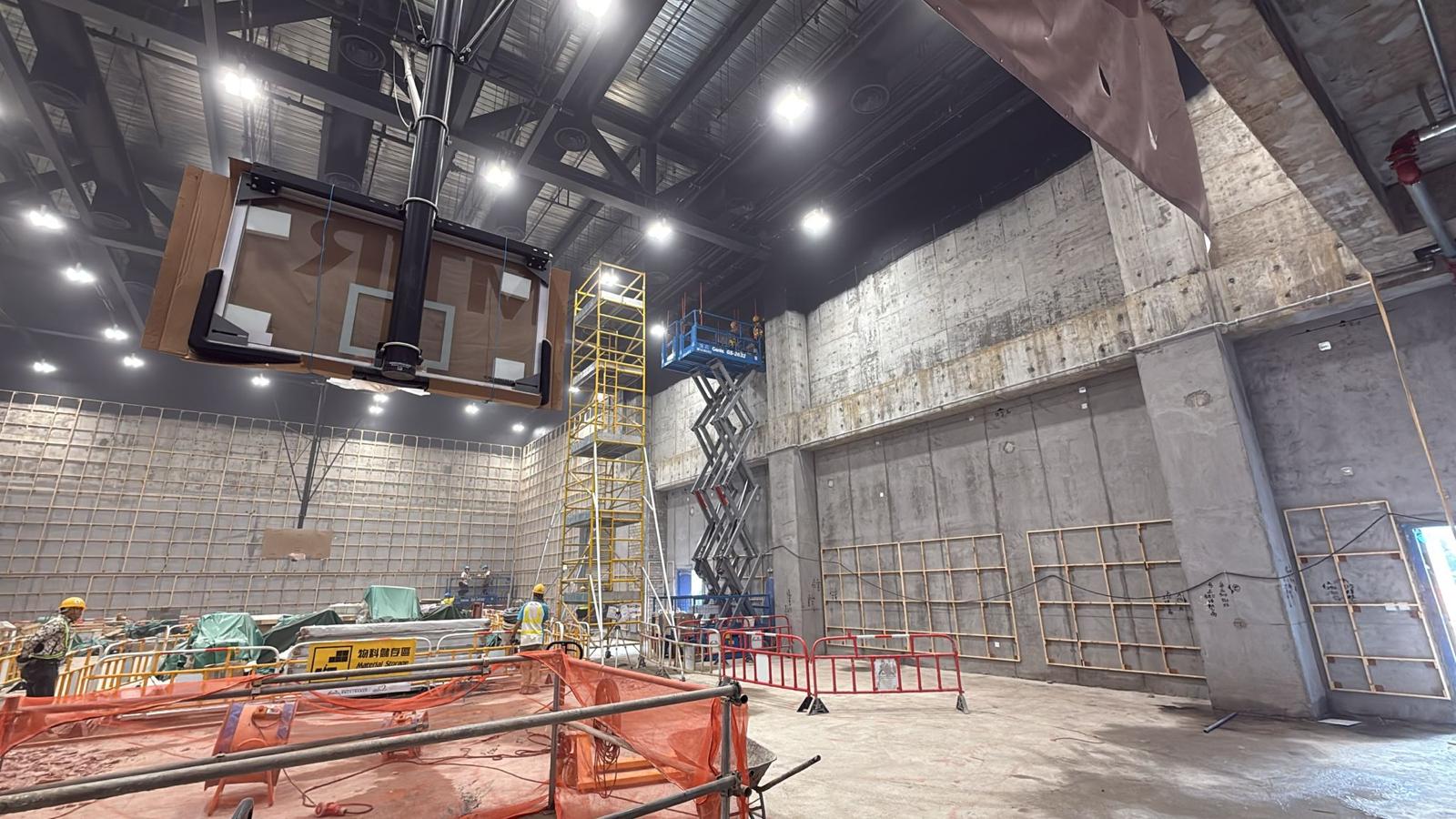 安裝馬仔坑室內籃球架 (港鐵盤) 1